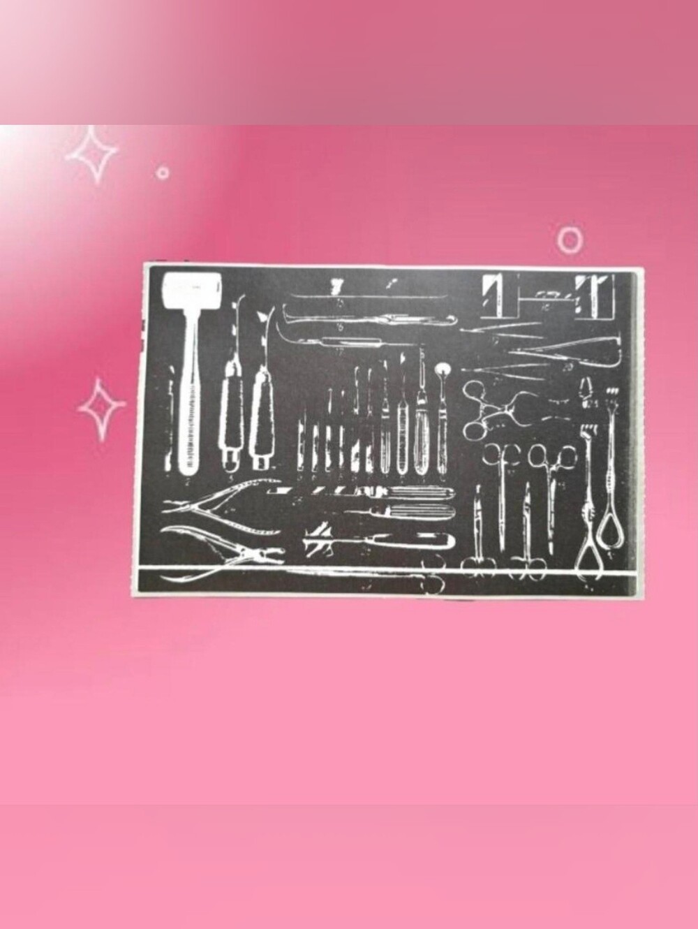 surgical instruments thermal sticker